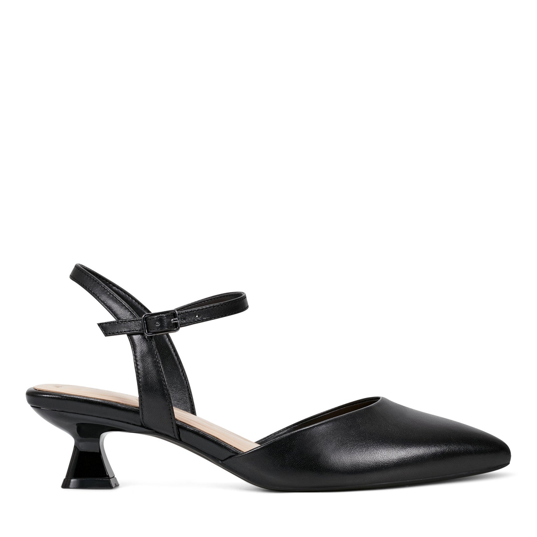 Easy Spirit Halyn Pointy Toe Dress Pumps - Black Leather