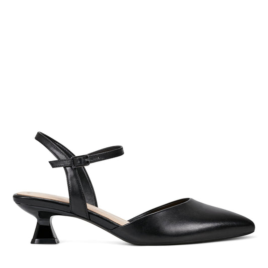 Easy Spirit Halyn Pointy Toe Dress Pumps - Black Leather