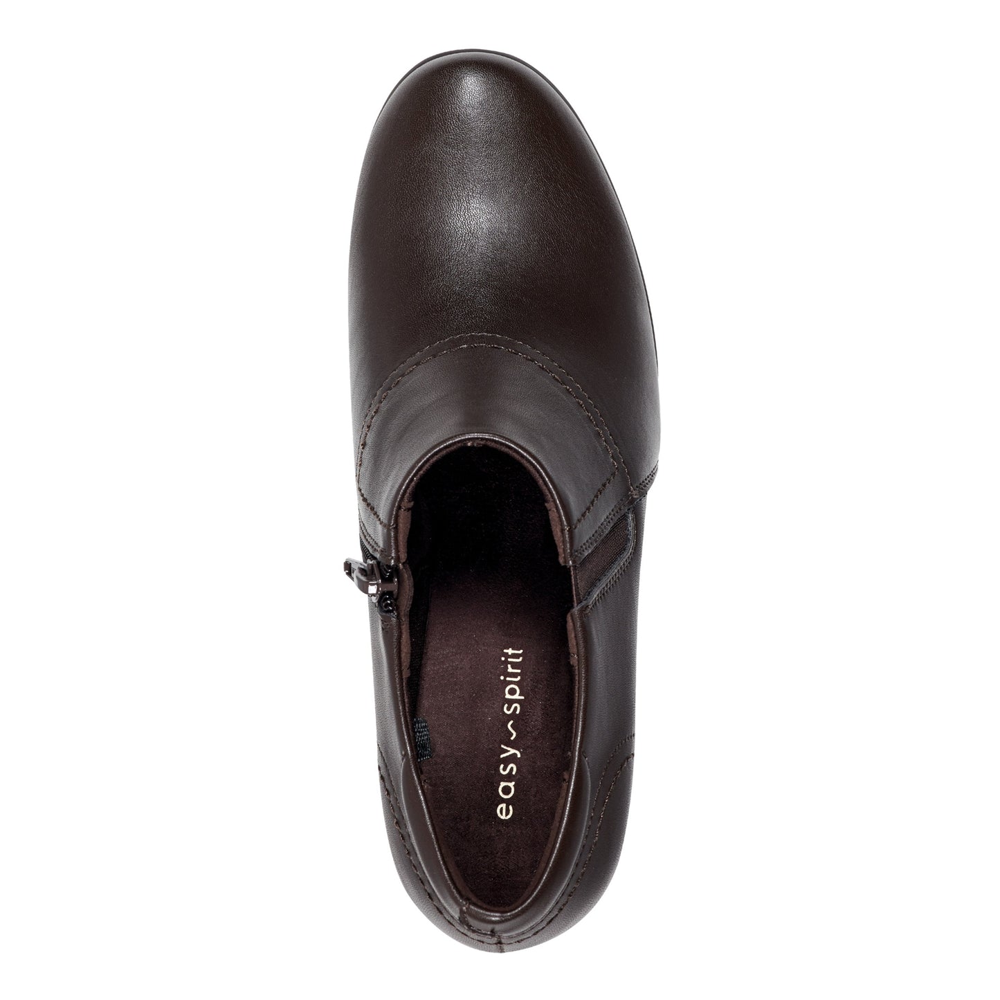 Easy Spirit Caine Round Toe Shooties - Brown