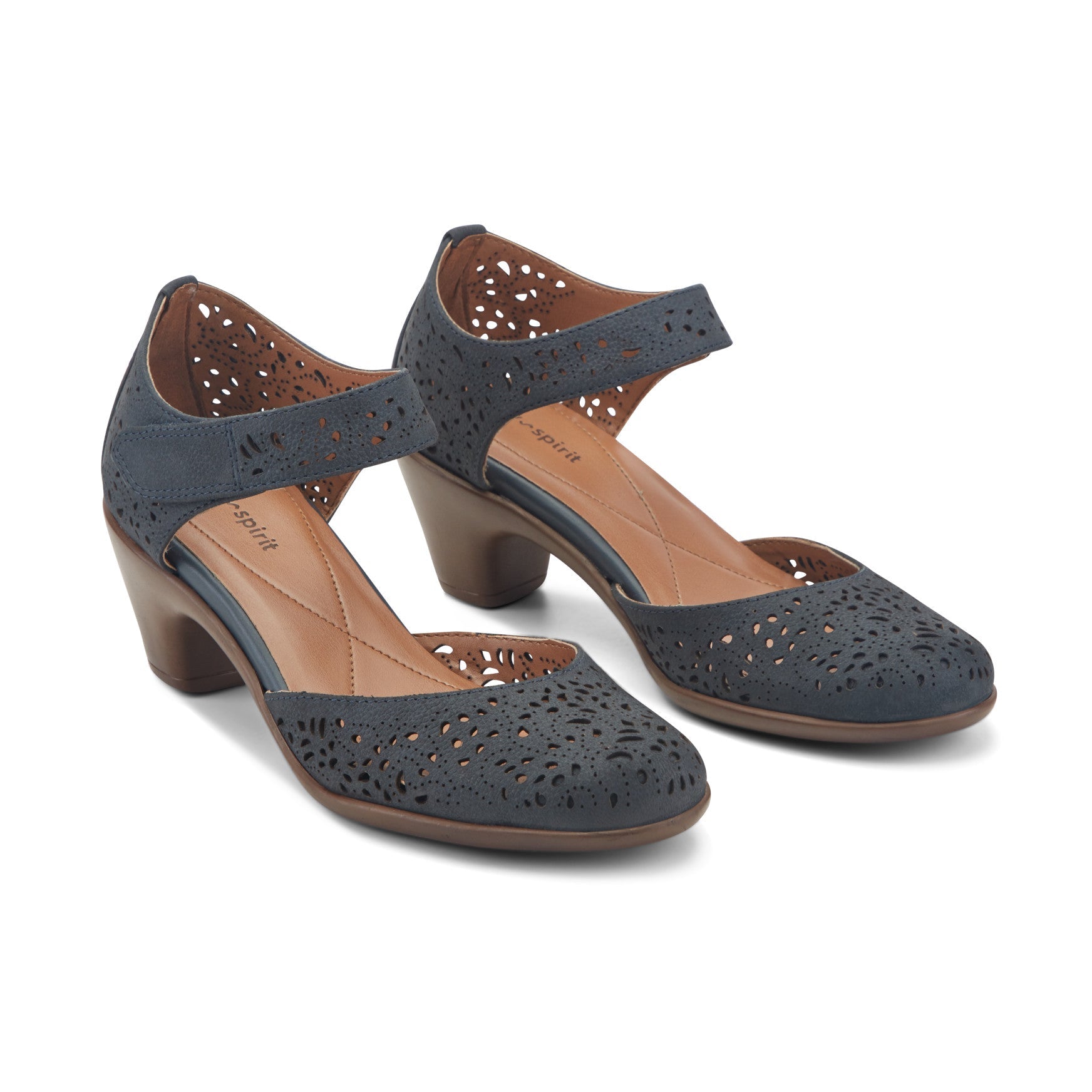 Easy Spirit Cindie Mary Jane Heels - Bright Navy