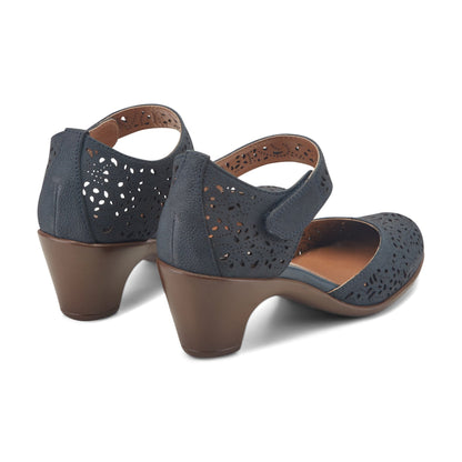 Easy Spirit Cindie Mary Jane Heels - Bright Navy