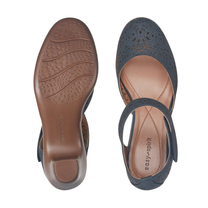 Easy Spirit Cindie Mary Jane Heels - Bright Navy