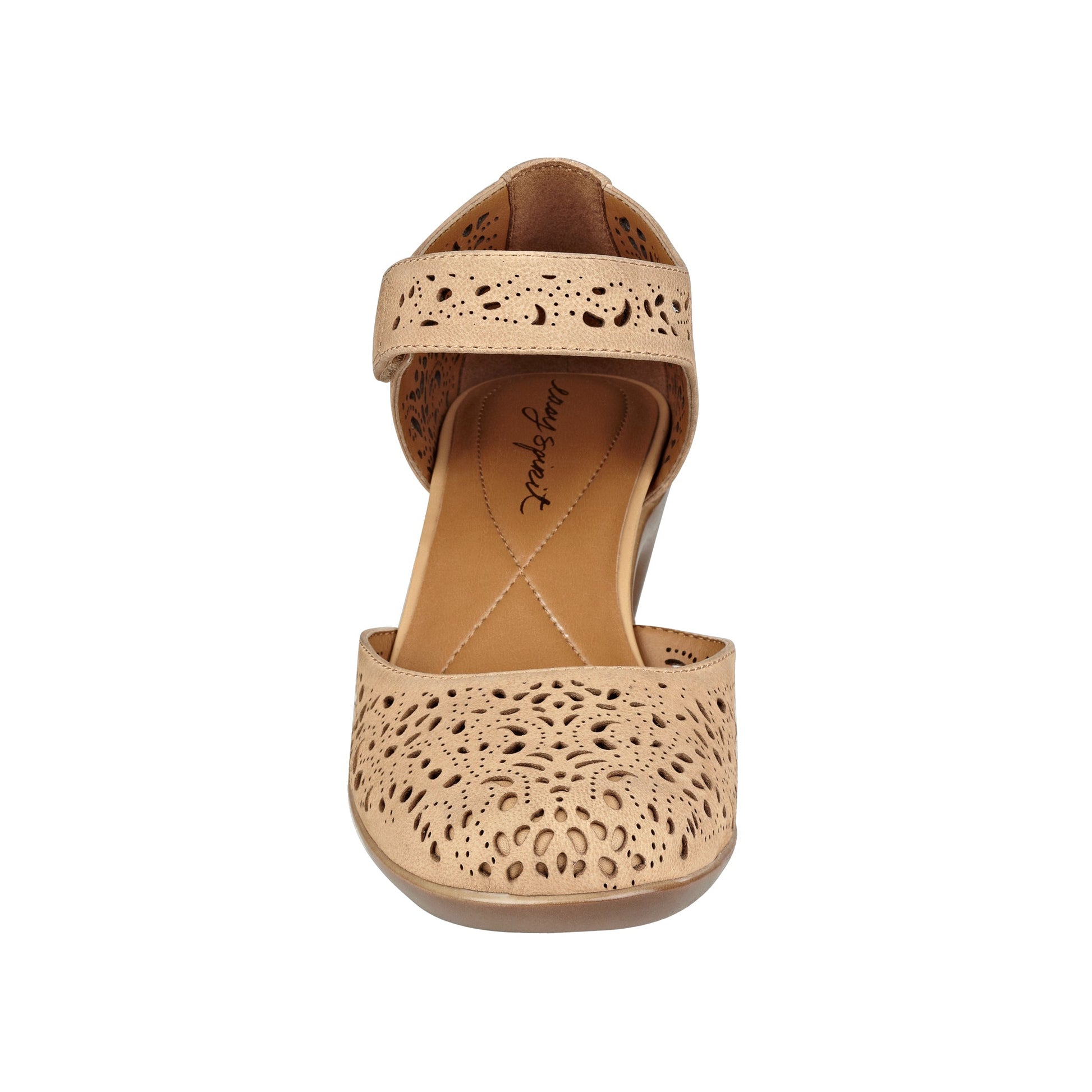 Easy Spirit Cindie Mary Jane Heels - Biscuit