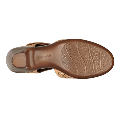 Easy Spirit Cindie Mary Jane Heels - Biscuit