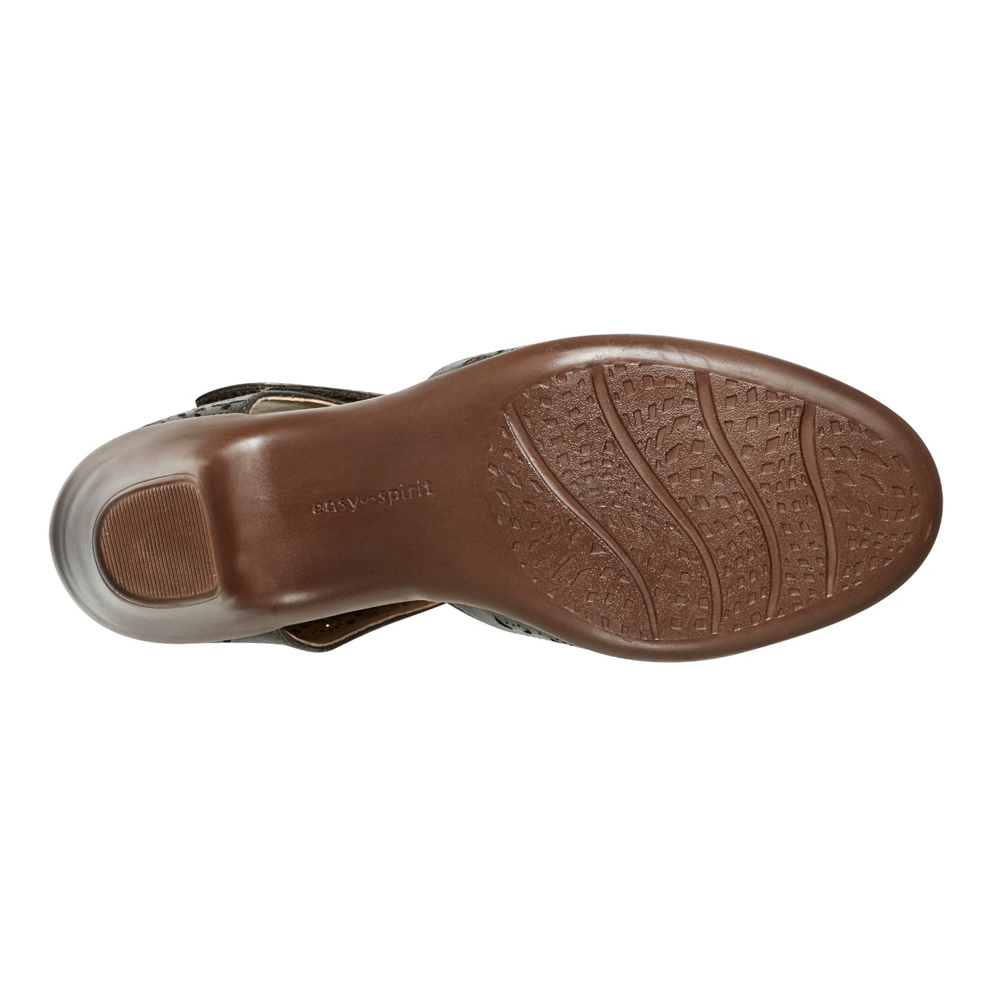 Easy Spirit Cindie Mary Jane Heels - Pewter Leather