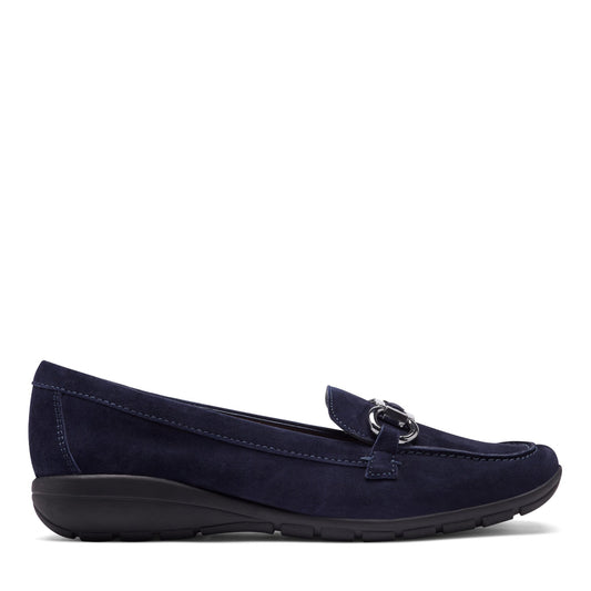 Easy Spirit Amaya Casual Flats - Navy Suede