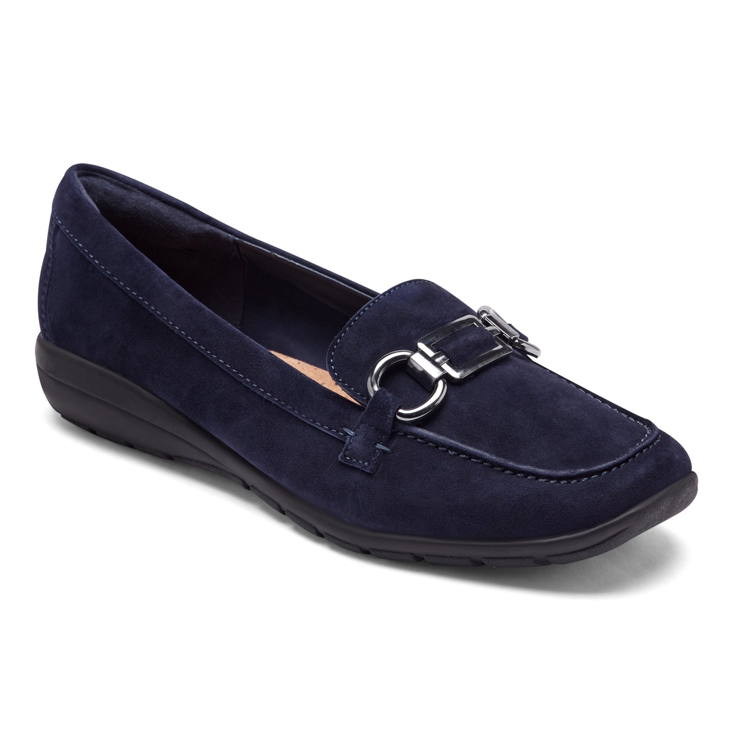 Easy Spirit Amaya Casual Flats - Navy Suede