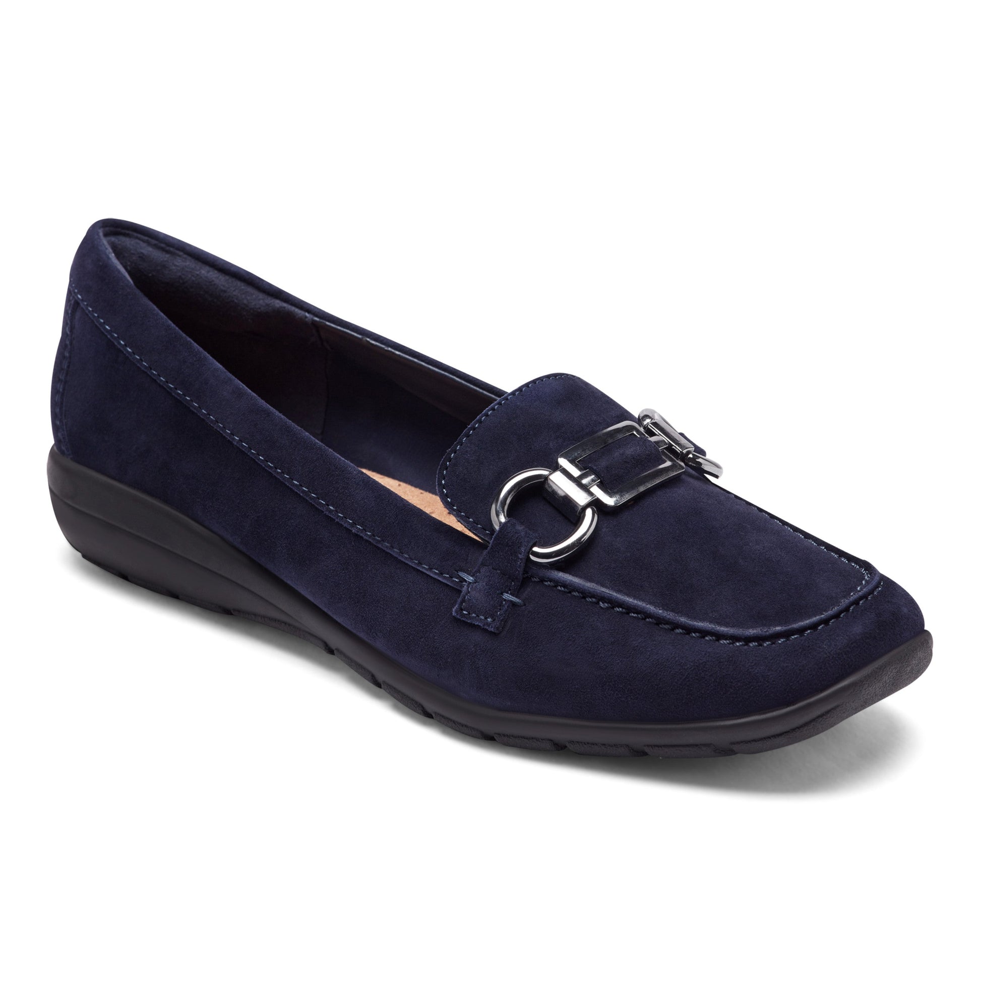 Easy Spirit Amaya Casual Flats - Navy Suede