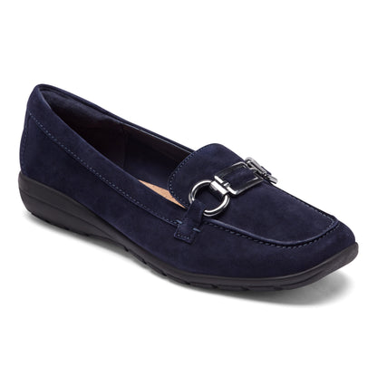 Easy Spirit Amaya Casual Flats - Navy Suede