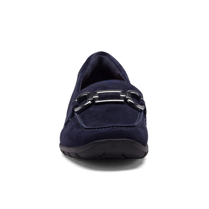 Easy Spirit Amaya Casual Flats - Navy Suede