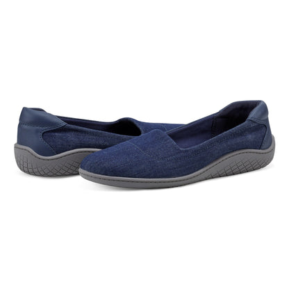 Easy Spirit Gift Slip On Flats - Dark Denim