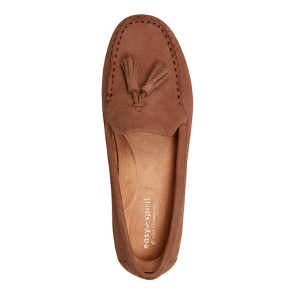 Easy Spirit Joandra Casual Loafers - Light Brown Suede
