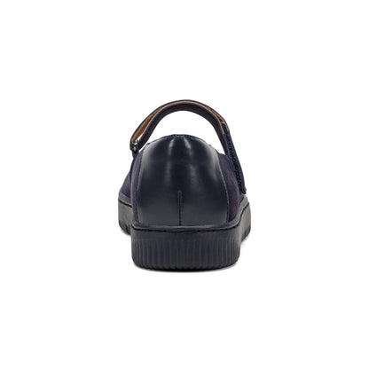 Easy Spirit Kyliee Mary Jane Flats - Navy Suede