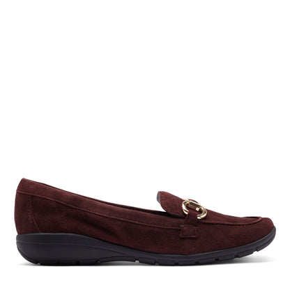 Easy Spirit Amaya Casual Flats - Red Suede