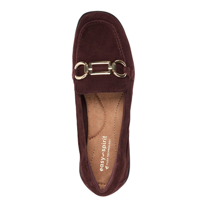 Easy Spirit Amaya Casual Flats - Red Suede