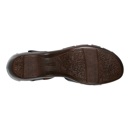 Easy Spirit Darlyn T-Strap Heels - Black Leather