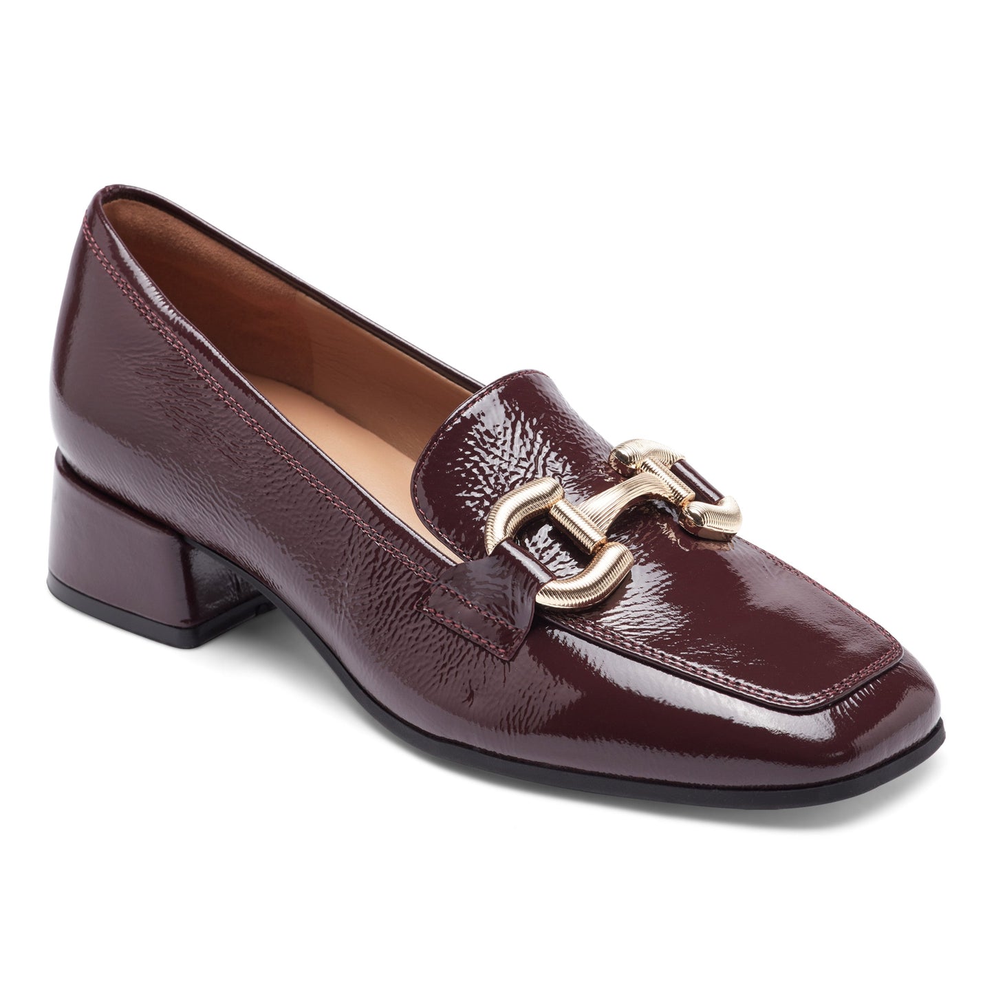 Easy Spirit Franny Dress Loafers - Red Patent Leather