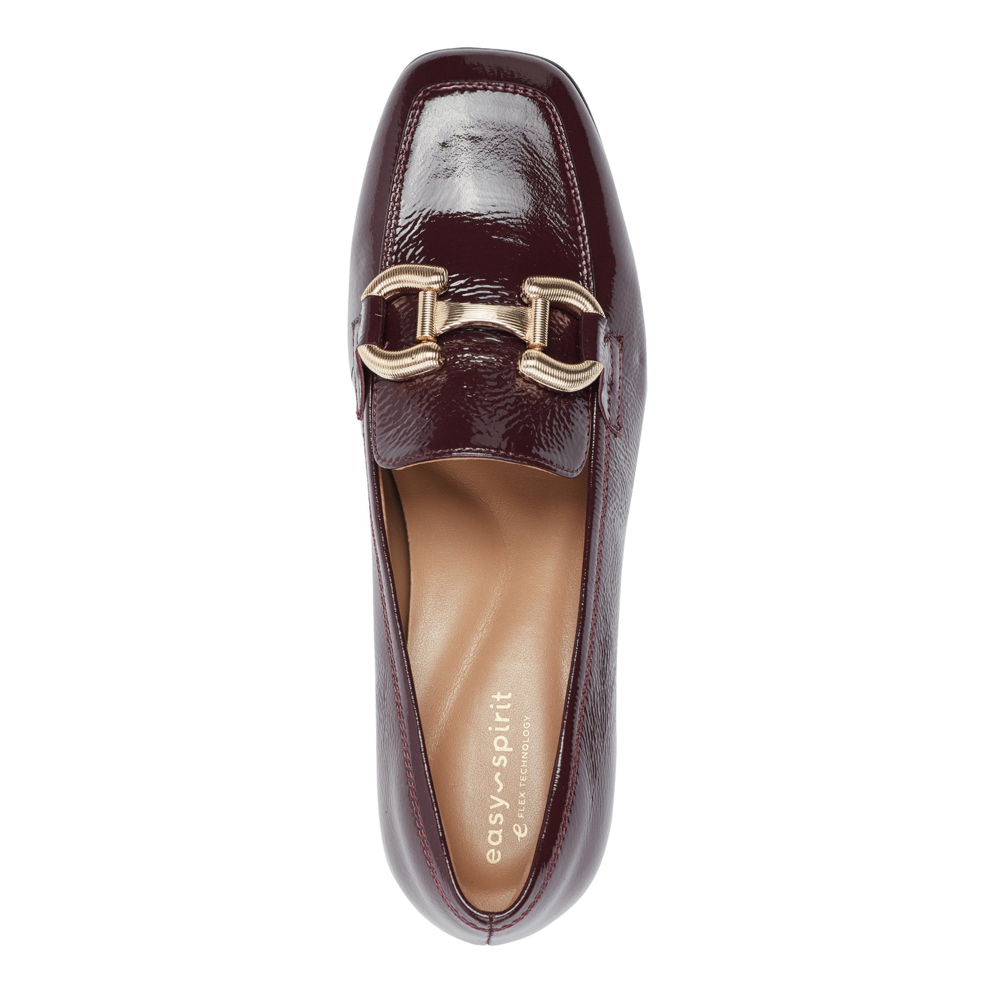 Easy Spirit Franny Dress Loafers - Red Patent Leather