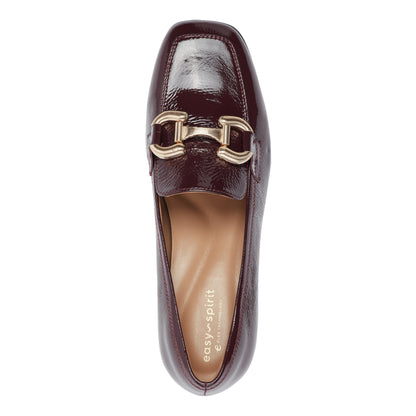Easy Spirit Franny Dress Loafers - Red Patent Leather