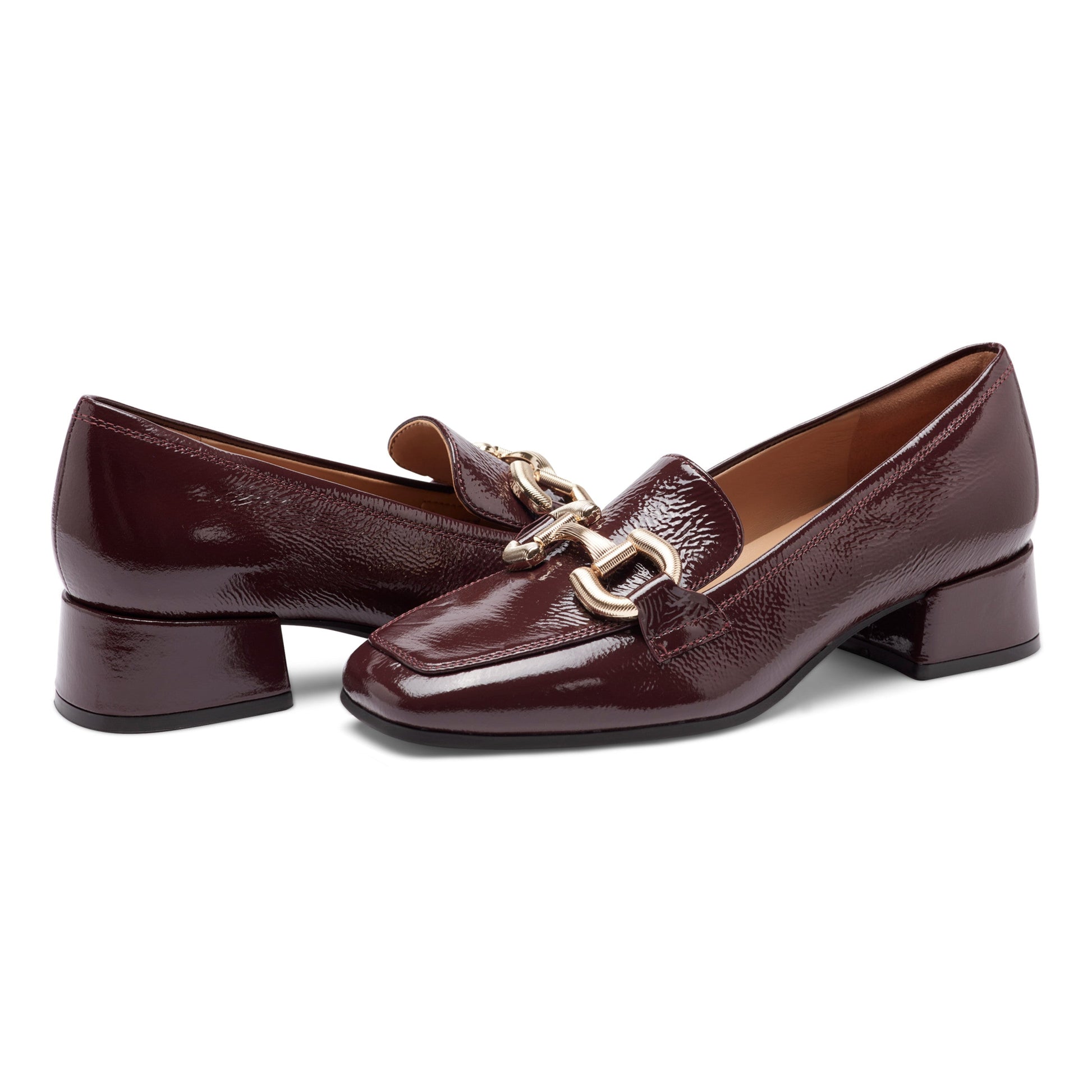 Easy Spirit Franny Dress Loafers - Red Patent Leather