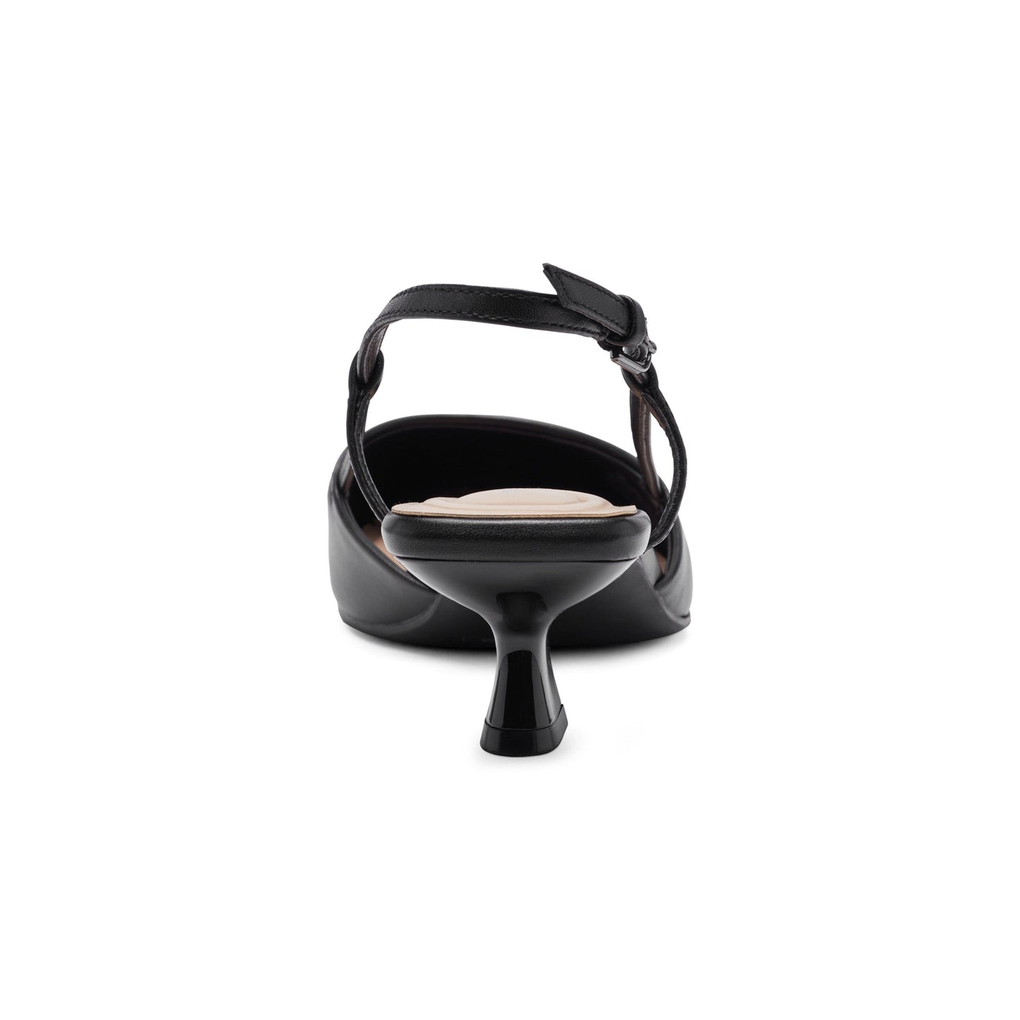 Easy Spirit Havana Slingback Pumps - Black Leather