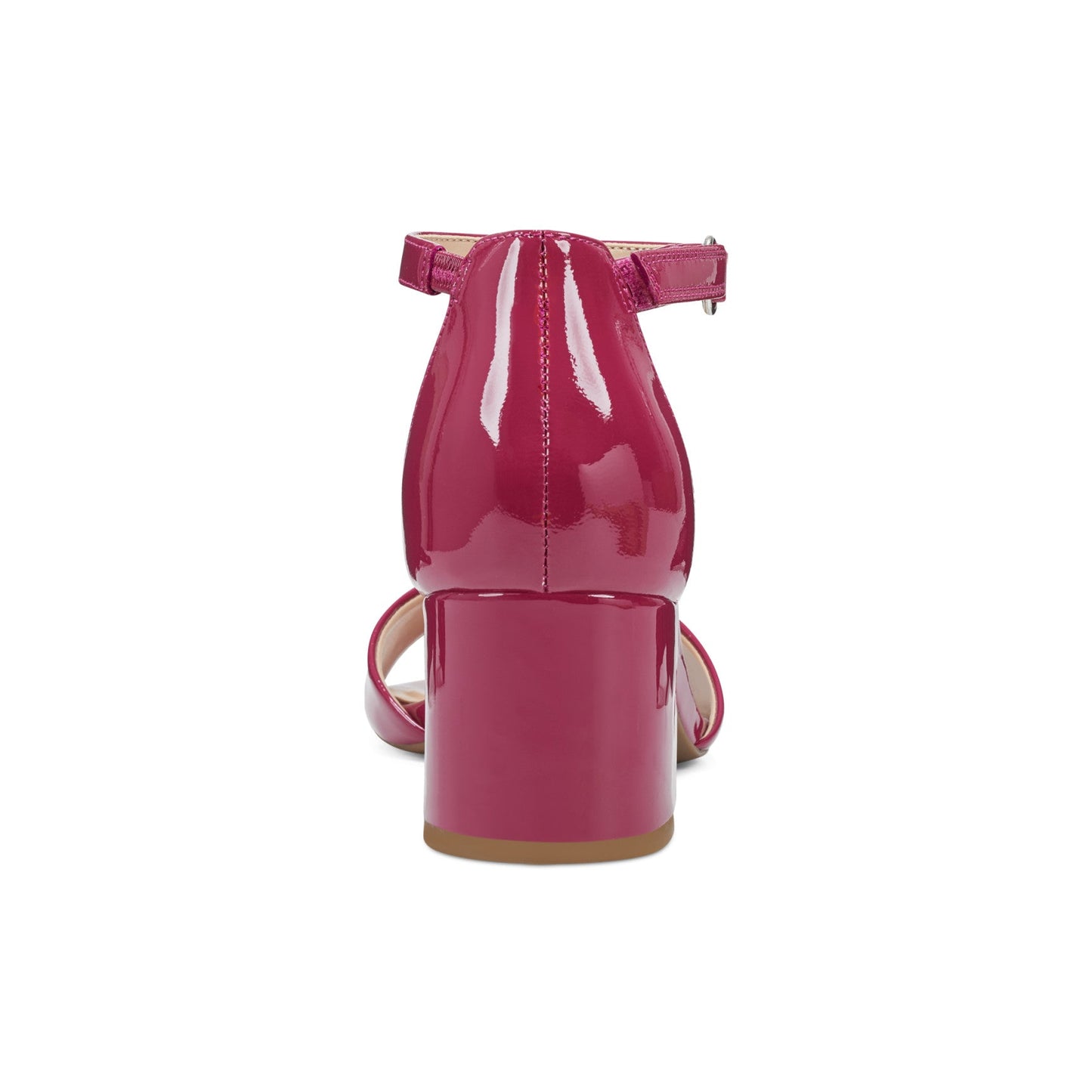 Easy Spirit Daven Ankle Strap Heeled Sandals - Pink Patent Leather