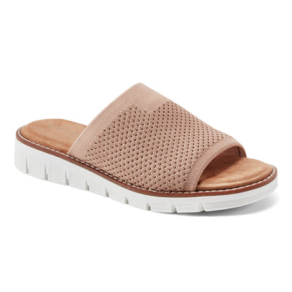 Easy Spirit Julisa Flat Sandals - Light Pink