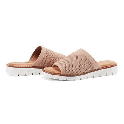 Easy Spirit Julisa Flat Sandals - Light Pink