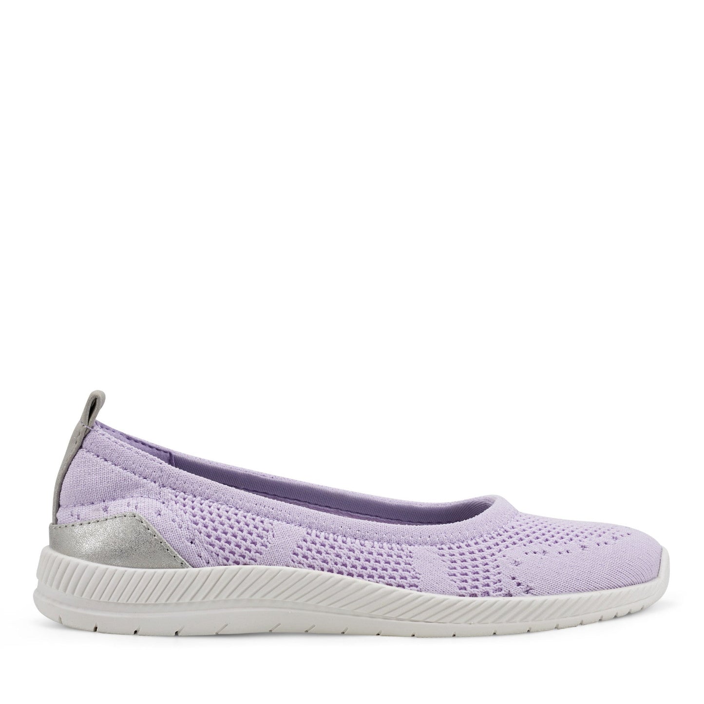 Easy Spirit Glitz Walking Shoes - Purple Knit