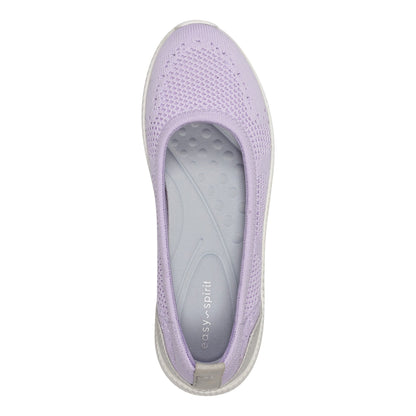 Easy Spirit Glitz Walking Shoes - Purple Knit