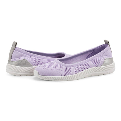 Easy Spirit Glitz Walking Shoes - Purple Knit