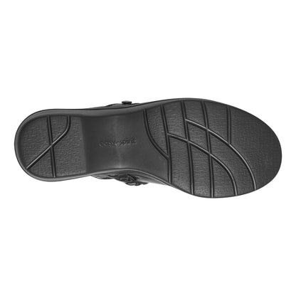 Easy Spirit Penelope Casual Clogs - Black Leather
