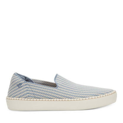 Easy Spirit Presley Casual Slip On Flats - Blue/Cream Stripe