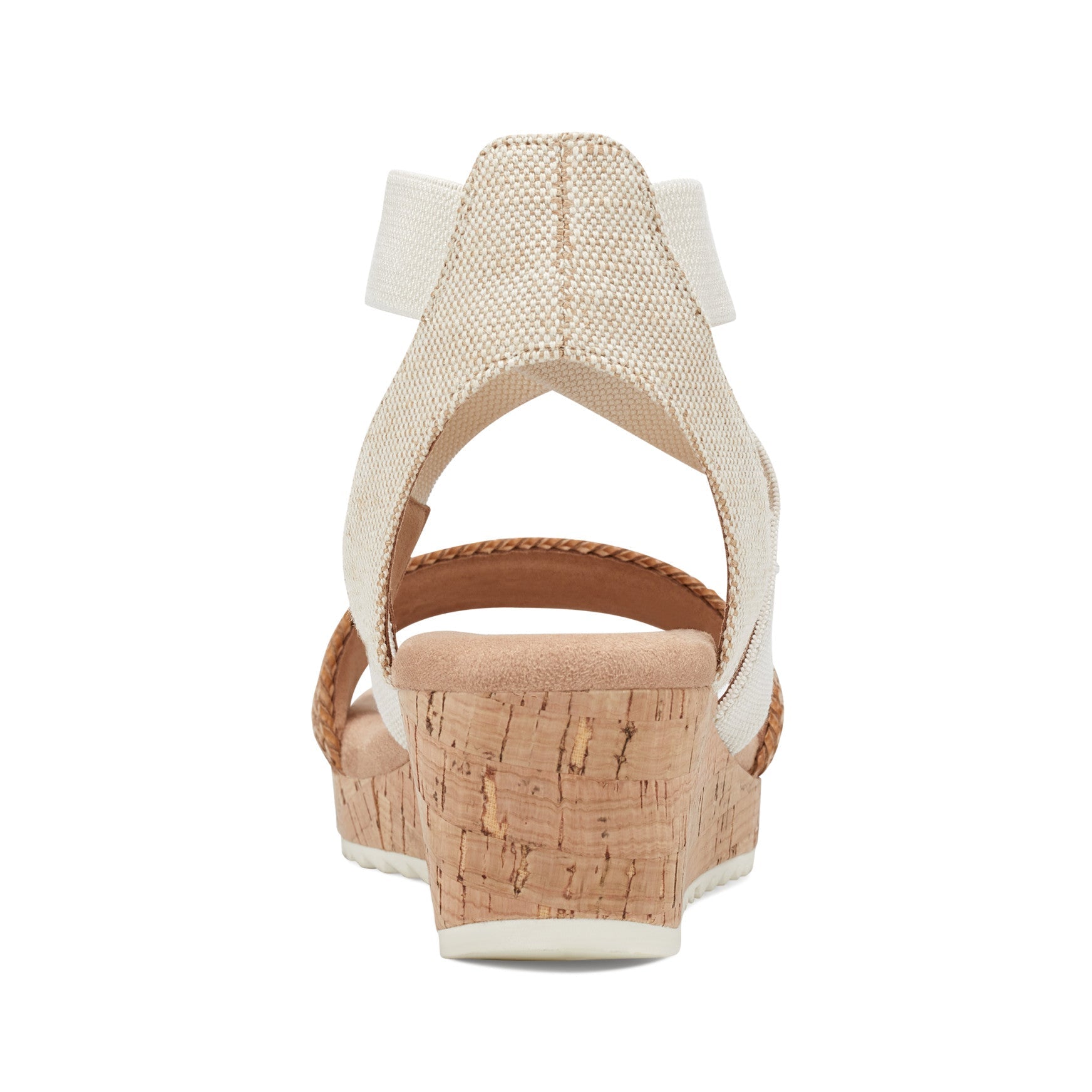 Easy Spirit Lorena Wedge Sandals - Natural