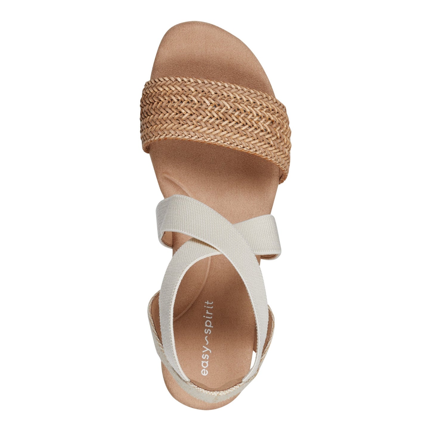 Easy Spirit Lorena Wedge Sandals - Natural