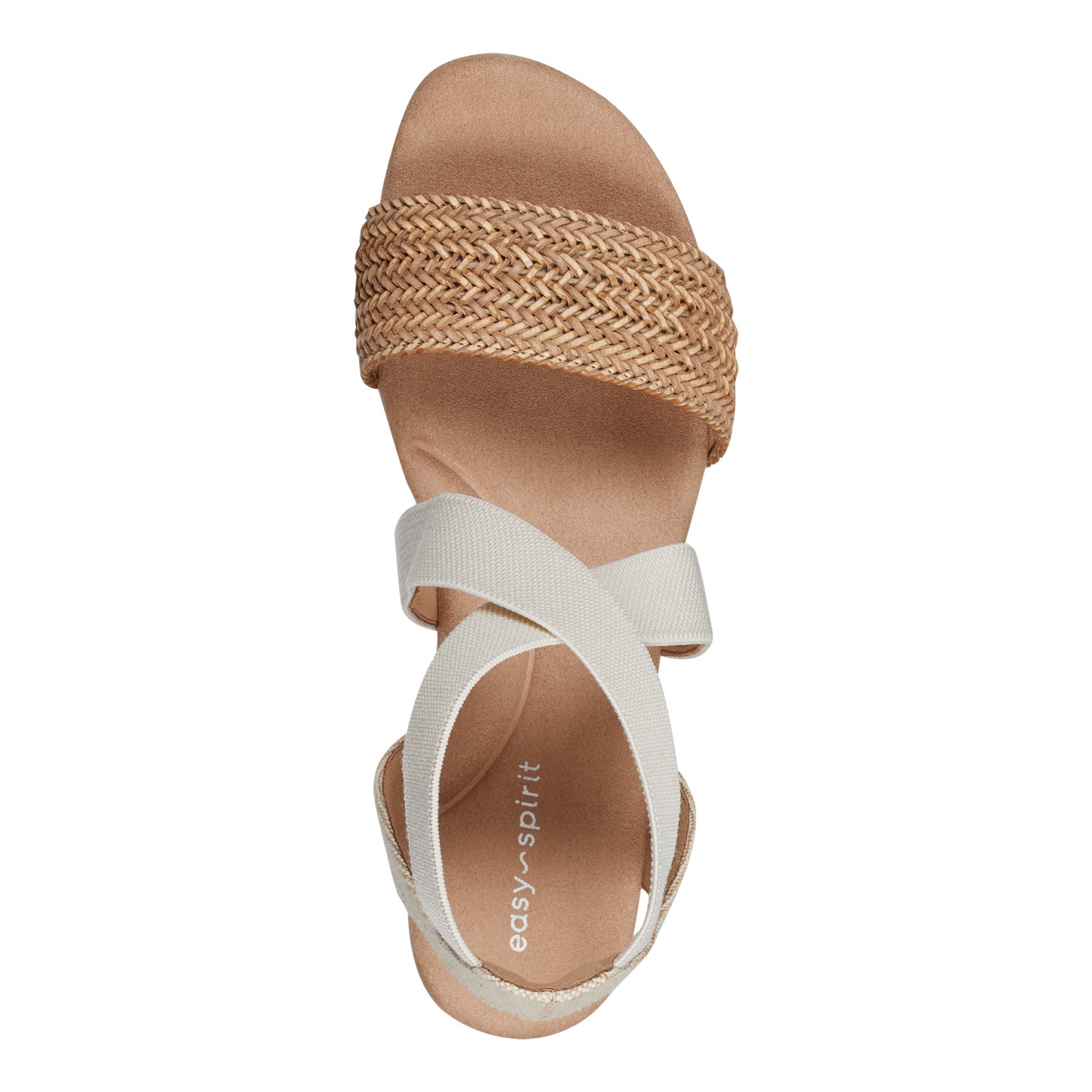 Easy Spirit Lorena Wedge Sandals - Natural