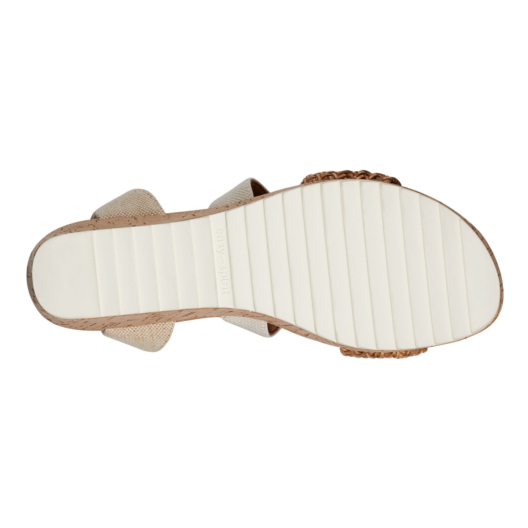 Easy Spirit Lorena Wedge Sandals - Natural