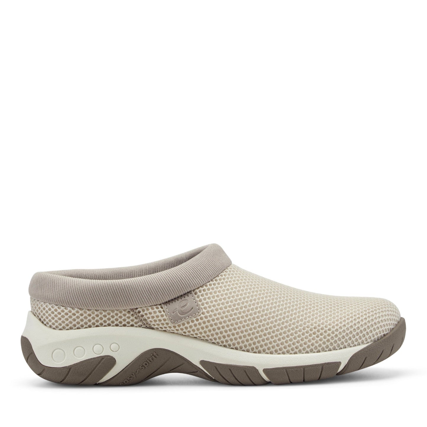 Easy Spirit Wade Mesh Clogs - Light Taupe