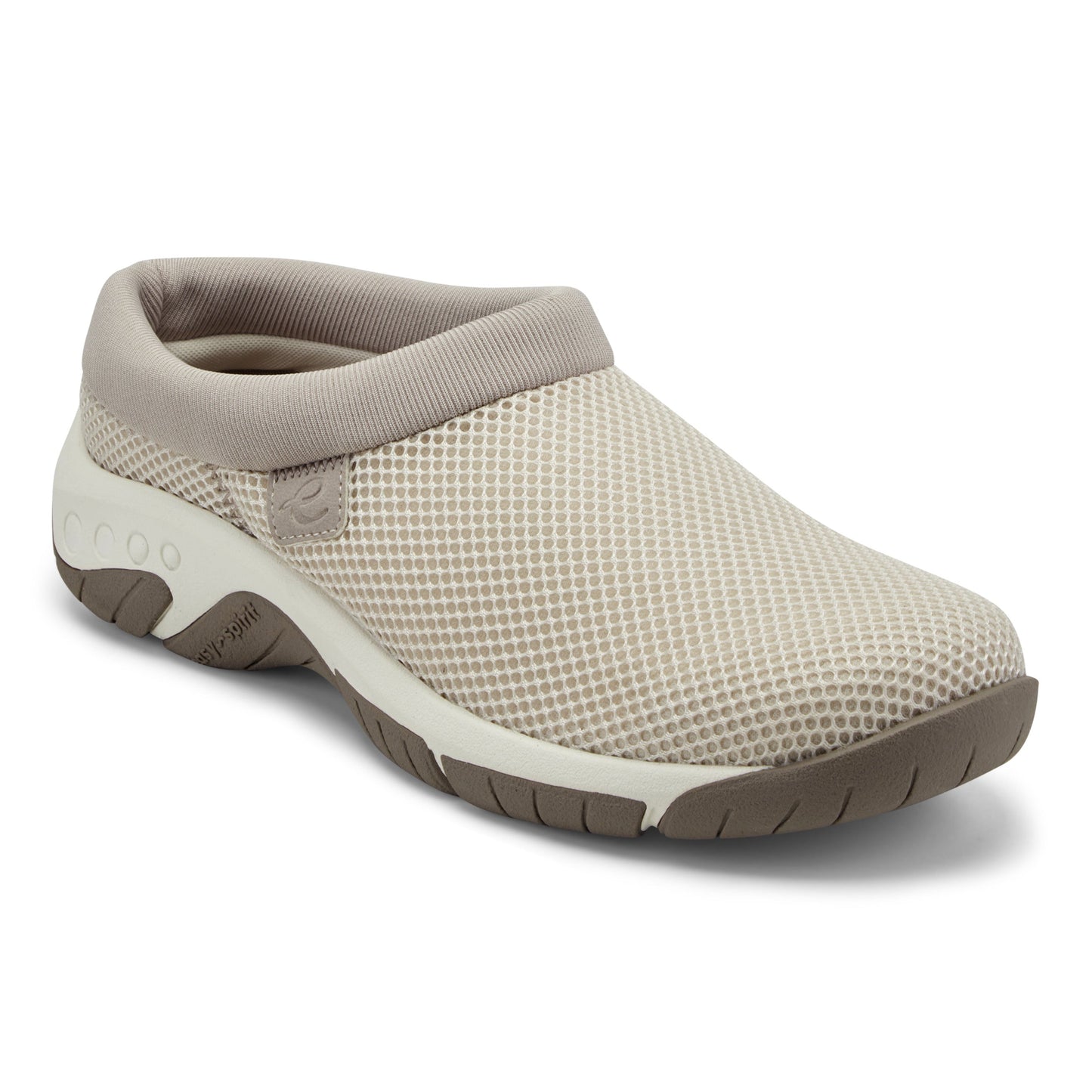 Easy Spirit Wade Mesh Clogs - Light Taupe