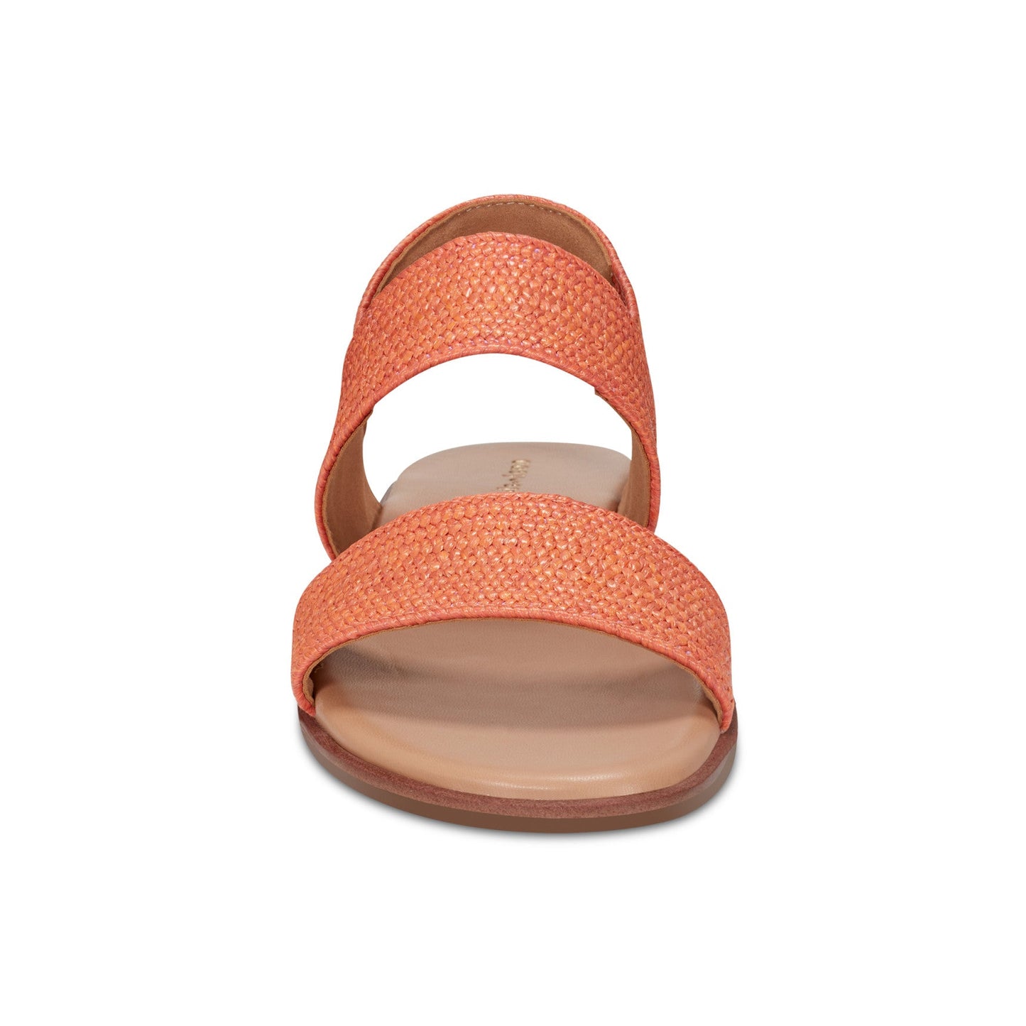 Easy Spirit Lana Flat Sandals - Orange Raffia