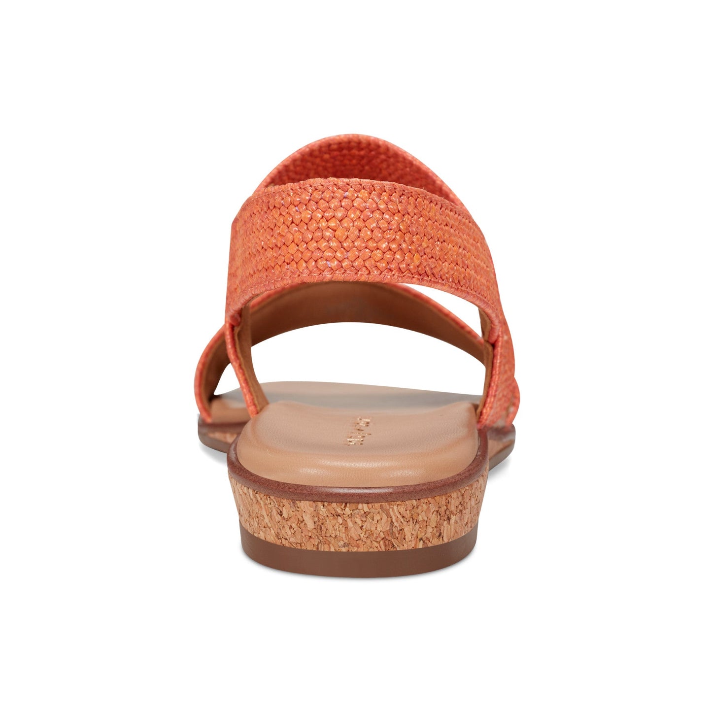 Easy Spirit Lana Flat Sandals - Orange Raffia