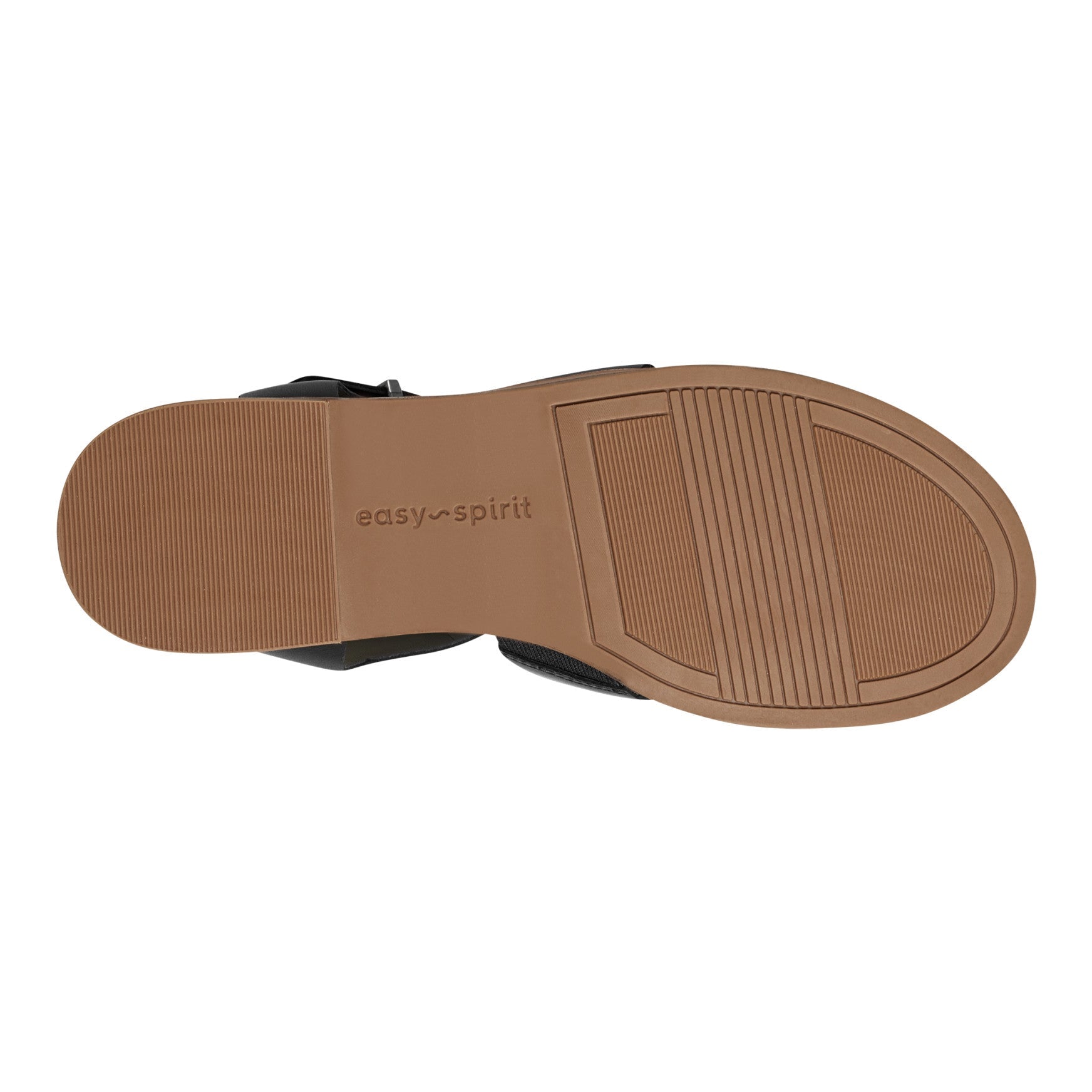 Easy Spirit Gretty Fisherman Sandals - Black Leather