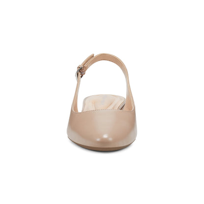Easy Spirit Cassius Slingback Pumps - Natural Leather