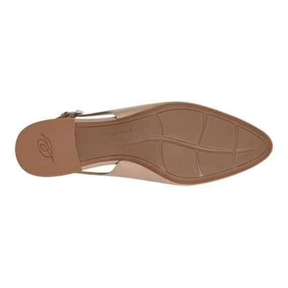 Easy Spirit Cassius Slingback Pumps - Natural Leather