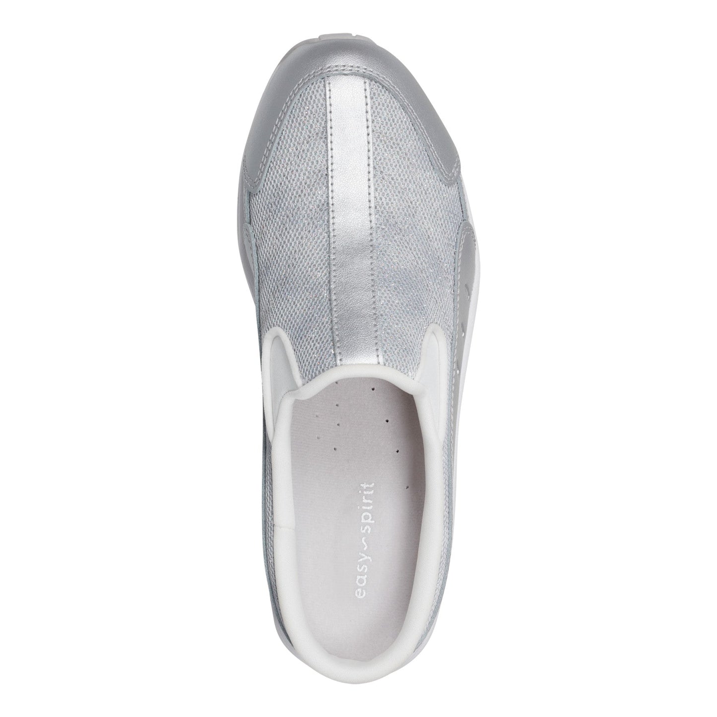 Easy Spirit Traveltime Clogs - Silver