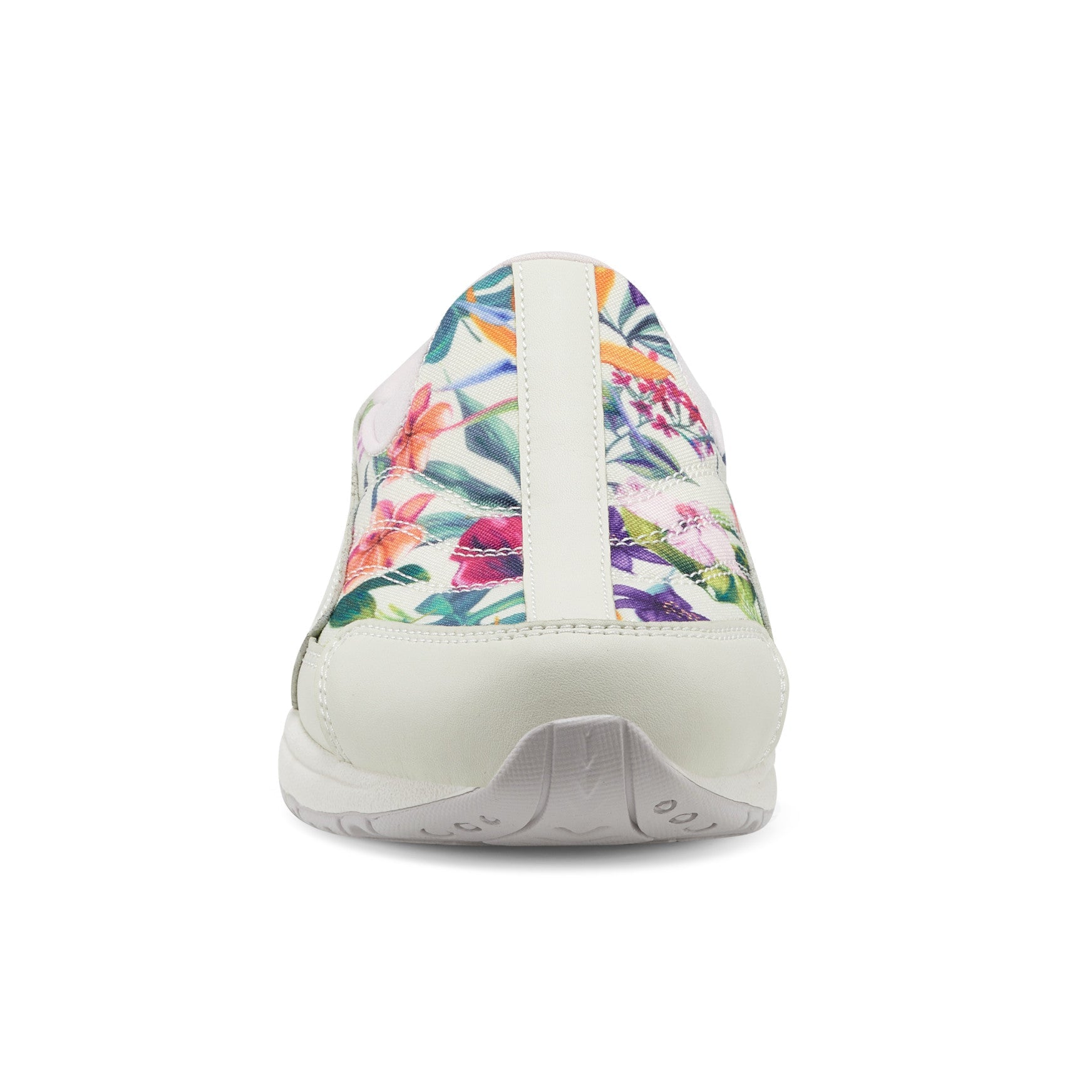 Easy Spirit Traveltime Clogs - Ivory Palm Print