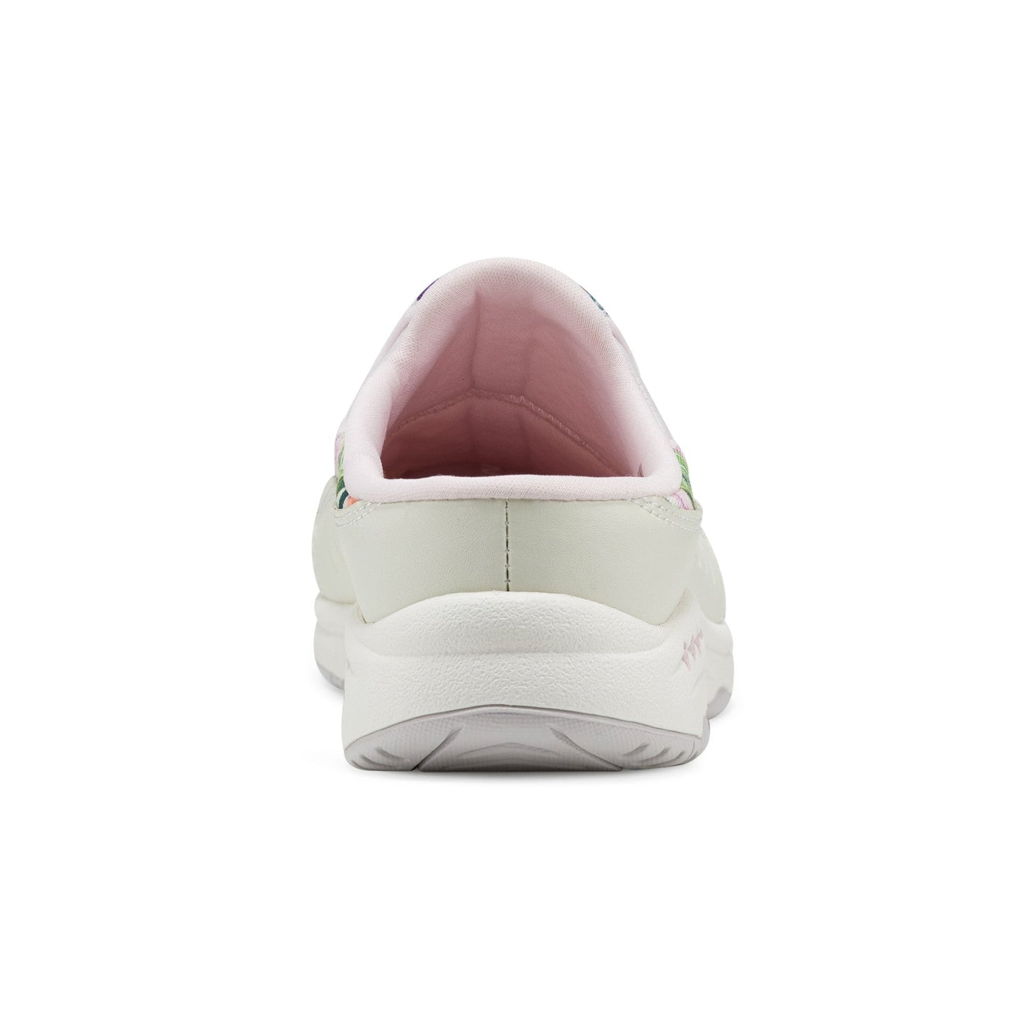 Easy Spirit Traveltime Clogs - Ivory Palm Print
