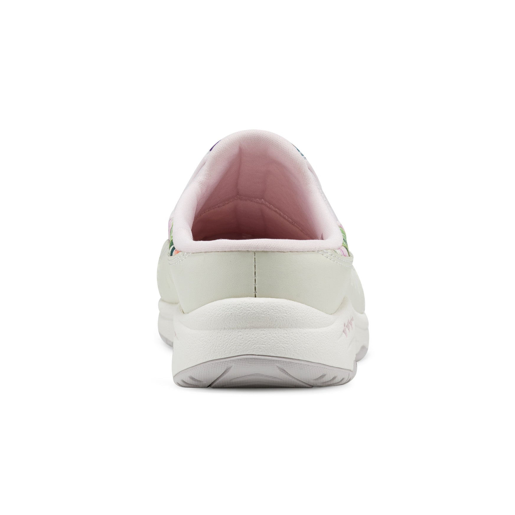 Easy Spirit Traveltime Clogs - Ivory Palm Print