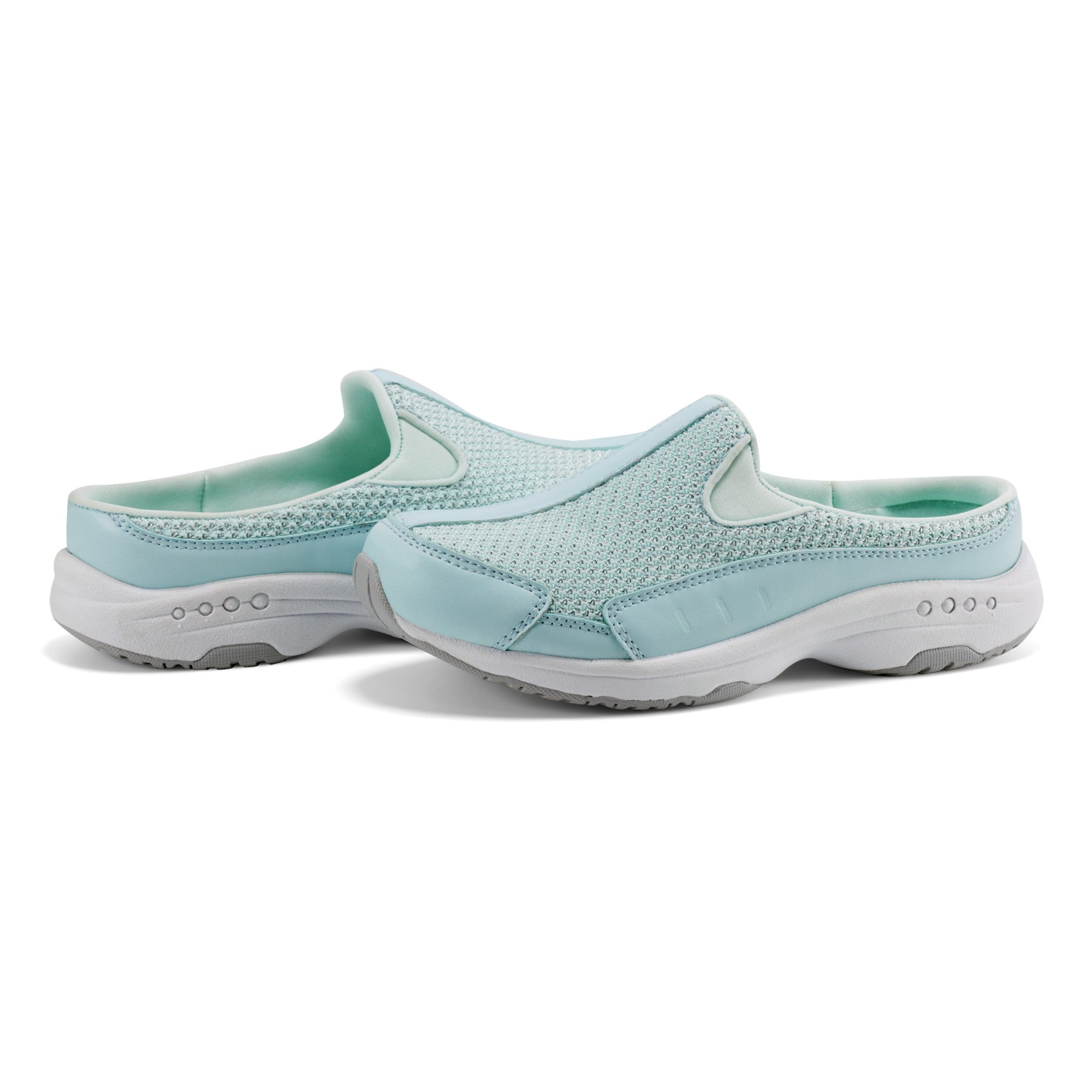 Easy Spirit Traveltime Clogs - Light Blue