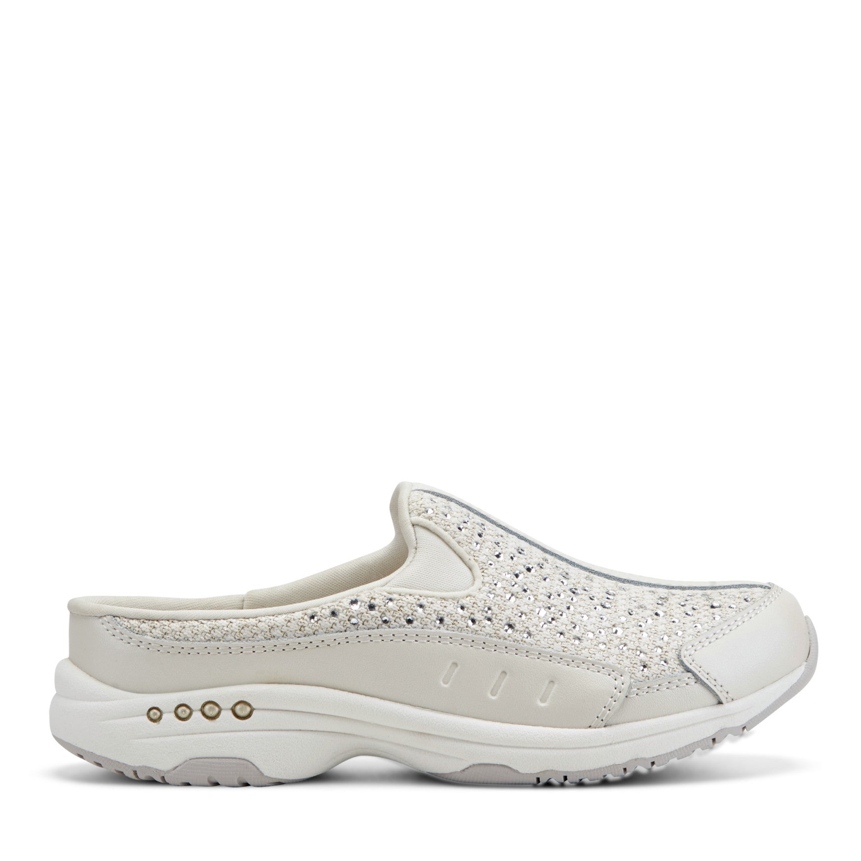 Easy Spirit Travelsparkle Clogs - White